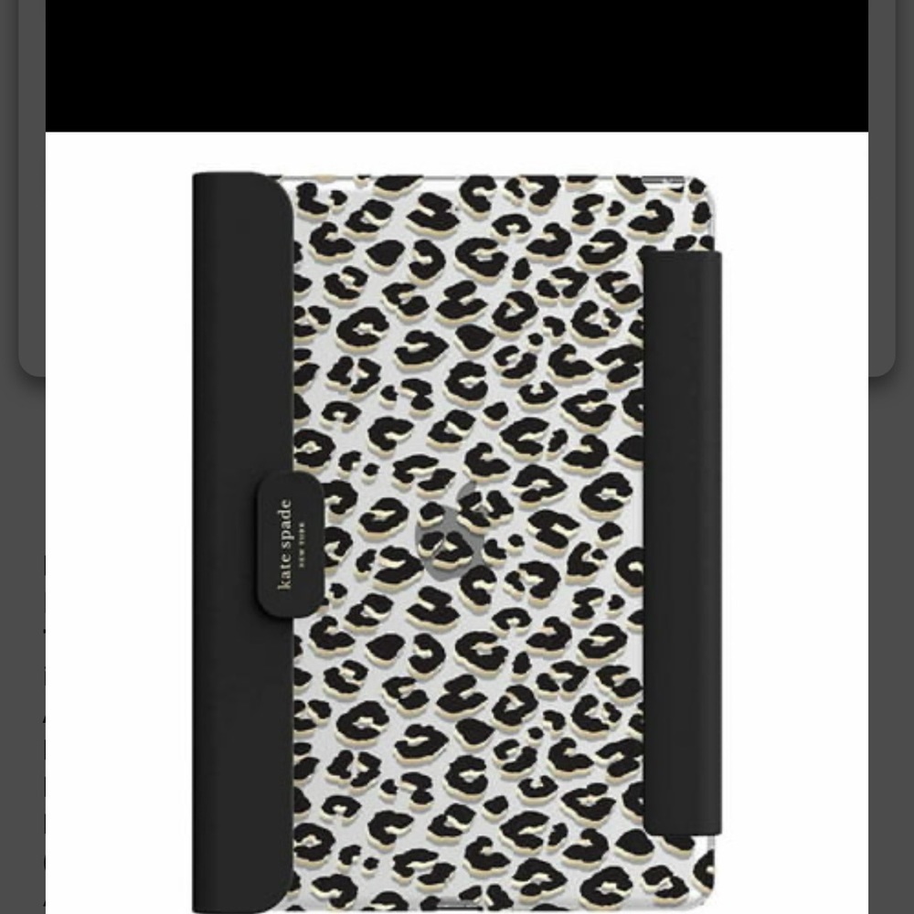Kate Spade Protective Folio for iPad 9/8/7. 10.2 inches. Leopard. New.